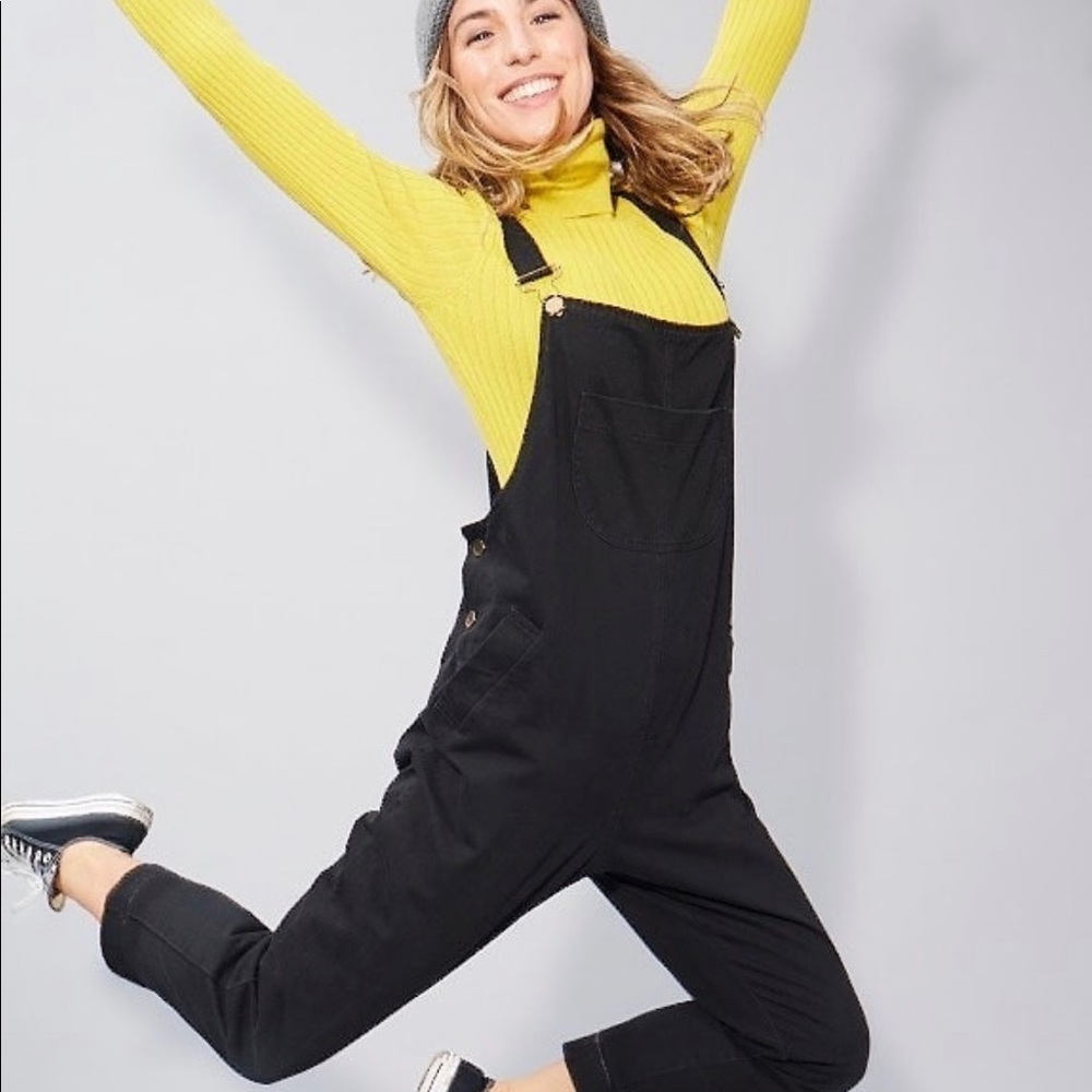 Clary and Peg Doris Dungaree Overalls - M - Black